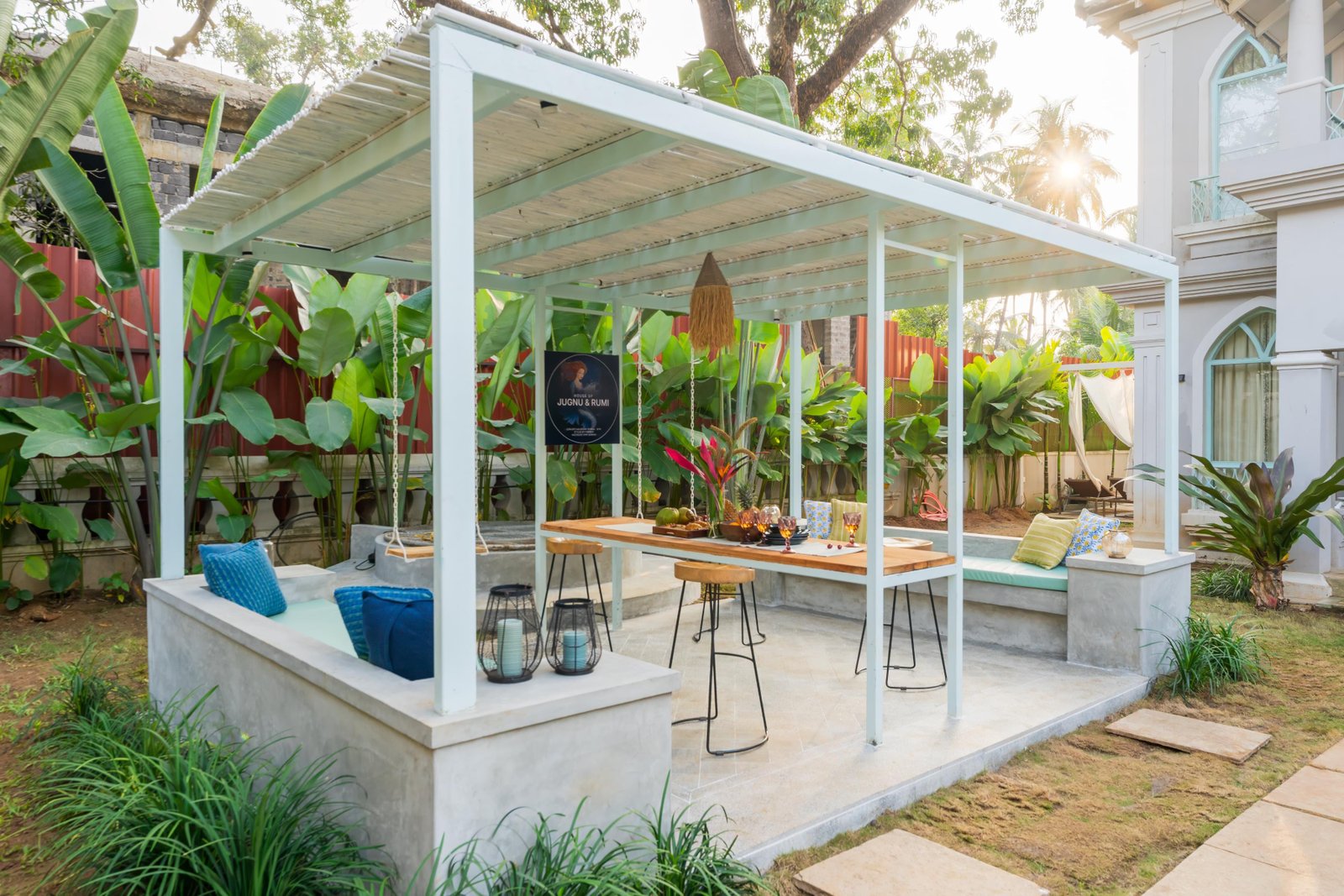 House of Jugnu 3bhk villa w/private pool & outdoor gazebo